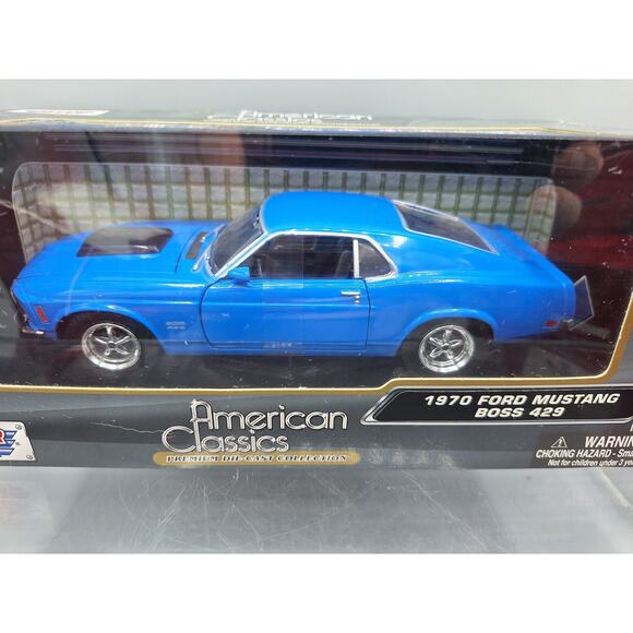 Rare Motor Max American Classics 1970 Ford Mustang Boss 429 1:24 Scale NIB - Picture 2 of 8